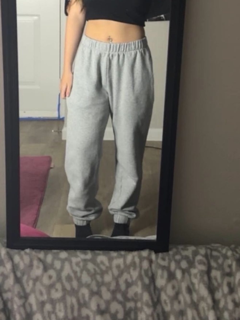 Brandy Melville Light Grey Sweatpants